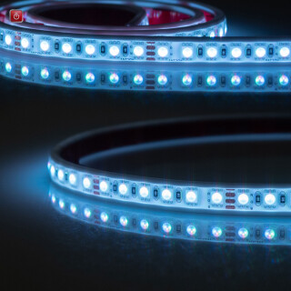 ISO115685 / LED AQUA RGB PU Linear Flexband, 24V DC, 14,4W, IP68, 5m Rolle, 120 LED/m / EAN 9009377146107