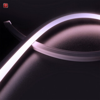 ISO116189 / LED NeonPRO RGB+W Custom Flexband B13H13, 24V DC, 14,4W, IP67, 5m Rolle, 140 LED/m, inkl. Clips / EAN 9009377155796