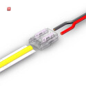 ISO115976 / Kontakt-Kabelanschluss (max. 5A/0,5qmm) K2-210 für 2-pol. IP20 Flexstripes mit Breite 10mm / EAN 9009377152504