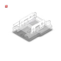 ISO115976 / Kontakt-Kabelanschluss (max. 5A/0,5qmm) K2-210 für 2-pol. IP20 Flexstripes mit Breite 10mm / EAN 9009377152504