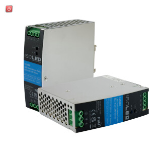 ISO115980 / LED Hutschienen-Trafo 24V, 24~28V/DC, 0-150W / EAN 9009377152689