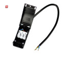ISO115982 / Anschlussbox 2x3-polig, 0,5-2,5mm², max. 450V/16A zur Durchverkabelung, mit 30cm Anschlussleitung / EAN 9009377152818