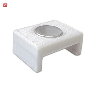 ISO115874 / Magnethalter Z42 weiß für SURF12 FLAT / EAN 9009377149108