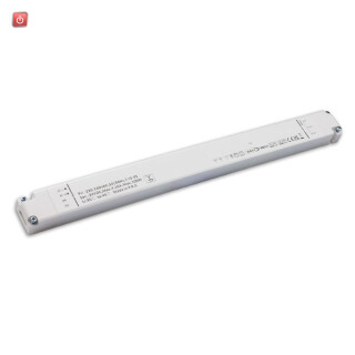 ISO116208 / LED CCT PWM-Trafo 24V/DC, 0-100W, 2 Kanal, ultraslim, Push/DALI-2 DT8 dimmbar, SELV / EAN 9009377155987