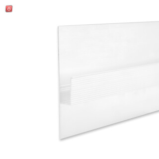 ISO115542 / LED Trockenbauprofil Schattenfuge 40, weiß RAL 9003 300cm / EAN 9009377143366