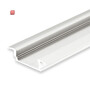 ISO115545 / LED Einbauprofil DIVE12 FLAT Aluminium eloxiert, 300cm / EAN 9009377143403