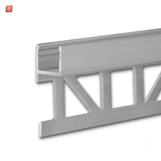 ISO115557 / LED Fliesenprofil UP8, 300cm / EAN 9009377143526