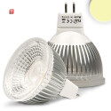 ISO112036 / MR16 LED Strahler 6W GLAS-COB, 70°, warmweiß, dimmbar / EAN 9009377022777