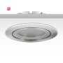 ISO112048 / LED Einbaustrahler, silber, 8W SMD, 120°, rund, warmweiß, dimmbar / EAN 9009377023019