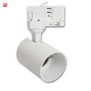 ISO115504 / 3-Phasen Schienen-Adapter Mini für GU10-Spots, weiß matt / EAN 9009377142949