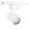 ISO115504 / 3-Phasen Schienen-Adapter Mini für GU10-Spots, weiß matt / EAN 9009377142949