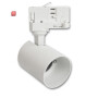 ISO115504 / 3-Phasen Schienen-Adapter Mini für GU10-Spots, weiß matt / EAN 9009377142949