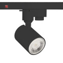 ISO115505 / 3-Phasen Schienen-Adapter Mini für GU10-Spots, schwarz matt / EAN 9009377142956