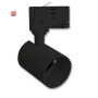 ISO115505 / 3-Phasen Schienen-Adapter Mini für GU10-Spots, schwarz matt / EAN 9009377142956