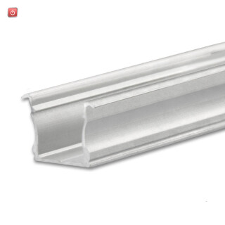 ISO115575 / LED Einbauprofil PURE12 D Aluminium eloxiert, 300cm / EAN 9009377143700