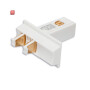 ISO116789 / Track48 Multi X Verbinder zum Basismodul, für Aufbauschiene, weiß, max. 6A, 4-polig / EAN 9009377167010