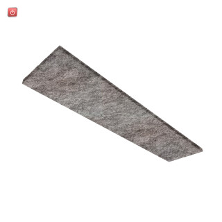 ISO116908 / Akustikabsorber H25 für Leuchtenrahmen mit Innenformat 320x1500mm, grau / EAN 9009377168413