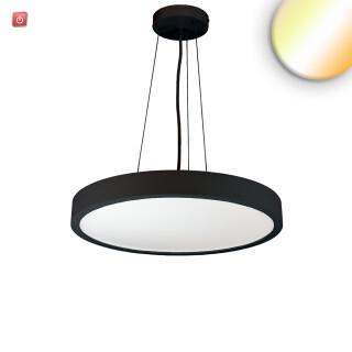 ISO116168 / LED Hängeleuchte UGR<19 2H, schwarz, 40W|50W, IP42, DN600, 2700|3000|4000K, dimmbar, exkl. Kabel / EAN 9009377155536