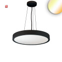 ISO116168 / LED Hängeleuchte UGR<19 2H, schwarz, 40W|50W, IP42, DN600, 2700|3000|4000K, dimmbar, exkl. Kabel / EAN 9009377155536