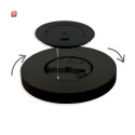 ISO116168 / LED Hängeleuchte UGR<19 2H, schwarz, 40W|50W, IP42, DN600, 2700|3000|4000K, dimmbar, exkl. Kabel / EAN 9009377155536