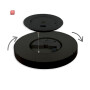 ISO116168 / LED Hängeleuchte UGR<19 2H, schwarz, 40W|50W, IP42, DN600, 2700|3000|4000K, dimmbar, exkl. Kabel / EAN 9009377155536