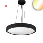 ISO116169 / LED Hängeleuchte UGR<19 2H, schwarz, 60W|70W, IP42, DN800, 2700|3000|4000K, dimmbar, exkl. Kabel / EAN 9009377155543