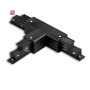 ISO116230 / 3-Phasen DALI T-Verbinder für Aufbauschiene, N-Leiter rechts, schwarz / EAN 9009377158254