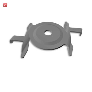ISO116637 / Montageklammer Z52 für LAMP30 V2, silber / EAN 9009377164606