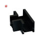 ISO116728 / Track48 T-Schiene horizontal für Aufbauschiene flat, schwarz, nicht stromführend / EAN 9009377166402