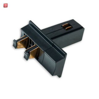 ISO116734 / Track48 Multi X Verbinder zum Basismodul, für Aufbauschiene, schwarz, max. 6A, 4-polig / EAN 9009377166464