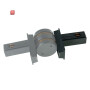 ISO116734 / Track48 Multi X Verbinder zum Basismodul, für Aufbauschiene, schwarz, max. 6A, 4-polig / EAN 9009377166464