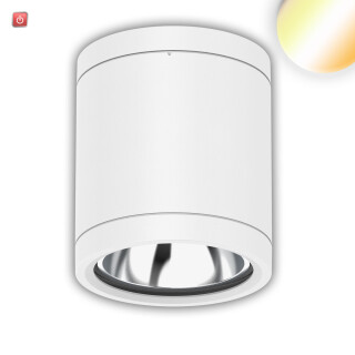 ISO115592 / LED Deckenaufbaustrahler IP65, weiß, 10W, ColorSwitch 3000|4000|5000K, dimmbar / EAN 9009377144714