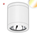 ISO115592 / LED Deckenaufbaustrahler IP65, weiß, 10W, ColorSwitch 3000|4000|5000K, dimmbar / EAN 9009377144714