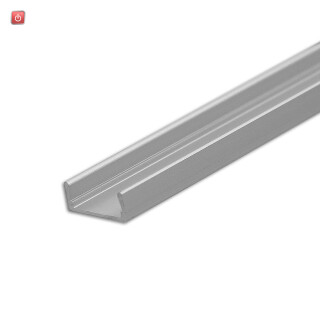 ISO115931 / LED Montageprofil MINI-AB V2, eloxiert L: 200cm / EAN 9009377151040
