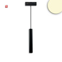 ISO116092 / Track48 Hängeleuchte Pipe, schwarz, 7W, 36°, UGR<19, 48V DC, 3000K, CRI90 / EAN 9009377154850