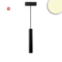 ISO116093 / Track48 Hängeleuchte Pipe, schwarz, 7W, 36°, UGR<19, 48V DC, 3000K, CRI90, DALI dimmbar / EAN 9009377154867