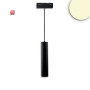 ISO116094 / Track48 Hängeleuchte Pipe schwarz, 15W, 36°, UGR<19, 48V DC, 3000K, CRI90 / EAN 9009377154874