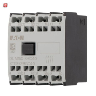 EATON / 278044 / Leistungsschütz, 3-polig, 380 V 400 V 4 kW, 1 S, 1 Ö, 110 V 50 Hz, 120 V 60 Hz, Wechselstrombetätigung, Push-in-Klemmen / EAN 4015082780449