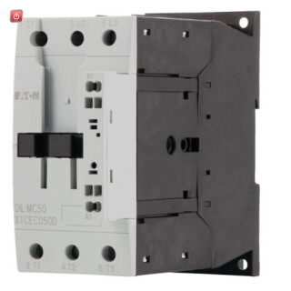 EATON / 278003 / Leistungsschtz, 3-polig, 380 V 400 V 22 kW, 230 V 50/60 Hz, Wechselstrombet„tigung, Federzugklemmen DILMC50(230V50/60HZ) / EAN4015082780036