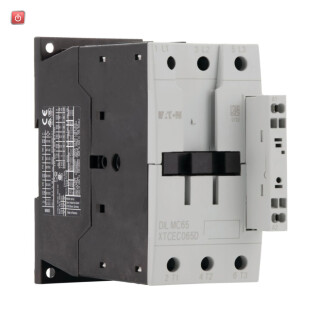 EATON / 278025 / Leistungsschütz, 3-polig, 380 V 400 V 4 kW, 1 S, 1 Ö, RDC 24: 24 - 27 V DC, Gleichstrombetätigung, Push-in-Klemmen / EAN 4015082780258